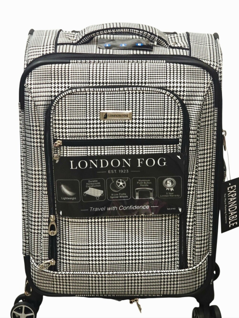 London Fog Sheffield 2 Collection 20" Soft Side Expandable Spinner Luggage